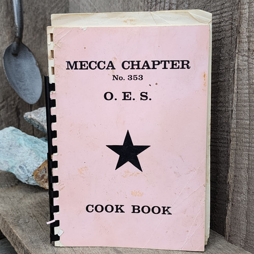 Vintage Mecca Chapter No. 353 O.E.S. Cookbook Order Eastern Star Oriskany, NY