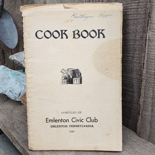1948 Emlenton Civic Club Cook Book Vintage Recipe Cookbook Emlenton, PA