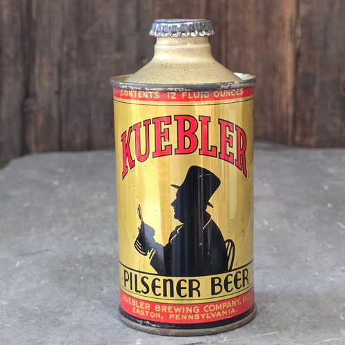 Vintage Kuebler Pilsener Beer Cone Top Beer Can Kuebler Brewing Co. Easton PA