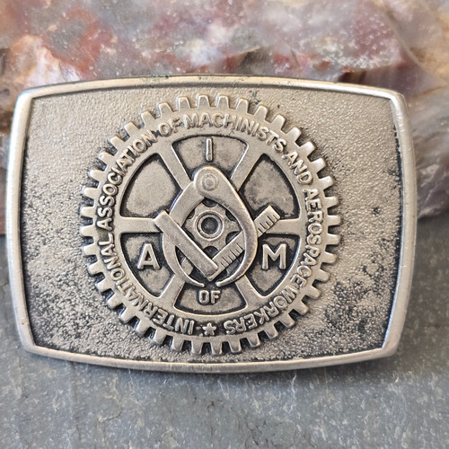 International Association Machinists Aerospace Workers Union Vintage Belt Buckle International Association Machinists Aerospace Workers Union Vintage Belt Buckle
