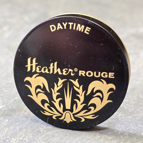 Heather Rouge Daytime Whitehall Laboratories Make-Up Powder Compact Tin Full NOS