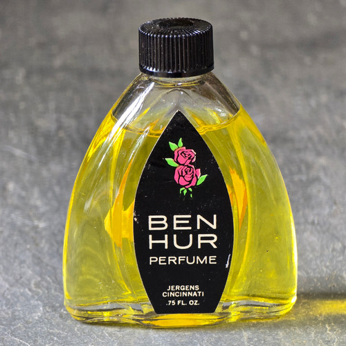 Vintage Ben Hur NOS Perfume Full Miniature Scent Bottle Andrew Jergens .75 oz