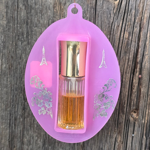 NOS Bourjois On the Wind Vintage Miniature Perfume Bottle Christmas Ornament
