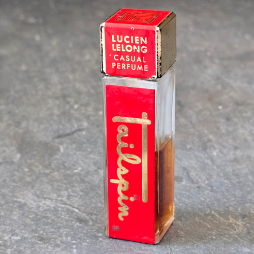 Vintage Lucien Lelong Tailspin Casual Perfume Partially Full Scent Bottle