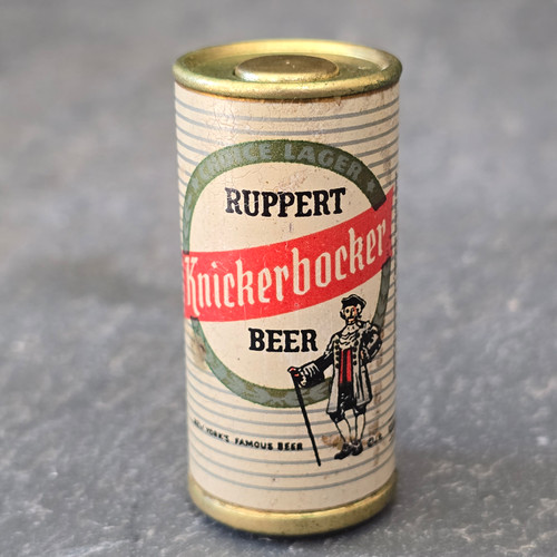 1950's Ruppert Knickerbocker Beer Flat Top Beer Can Shaped Beer Bottle Opener