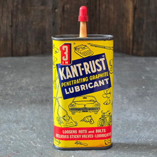 Nice 3-in-One Kant-Rust Penetrating Graphite Lubricant Oil Advertising Can Full