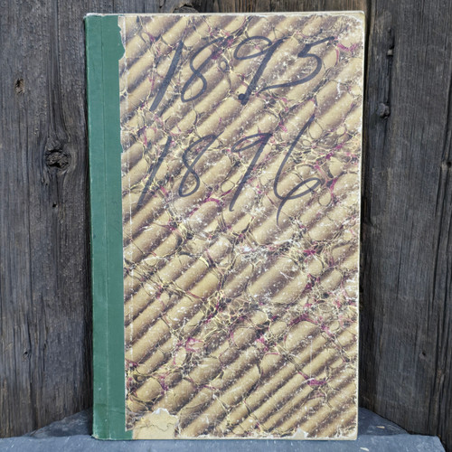 1895-96 Antique State of California Public School Register Ledger Book