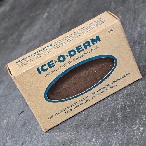 Ice-O-Derm NOS Medicated Cleansing Bar Soap in Original Box Unused Colfax Labs