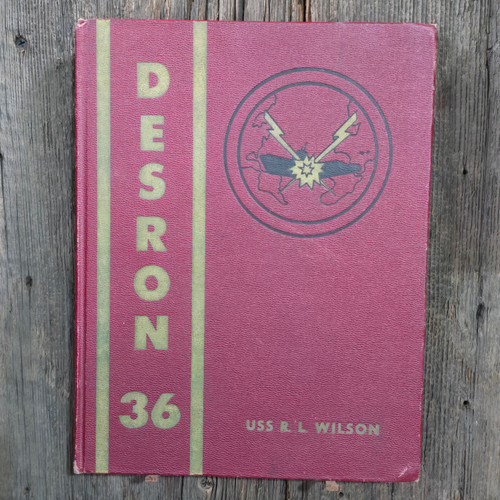 1960's US Navy Desron 36 Naval Destroyer Squadron Yearbook Book USS R.L. Wilson