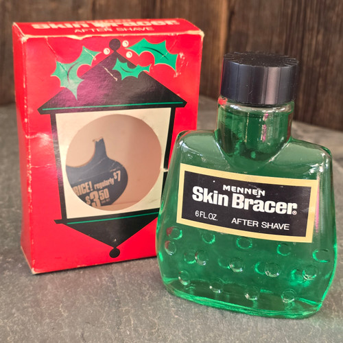 Vintage NOS Mennen Skin Bracer After Shave 6 oz. Full Bottle in Original Box