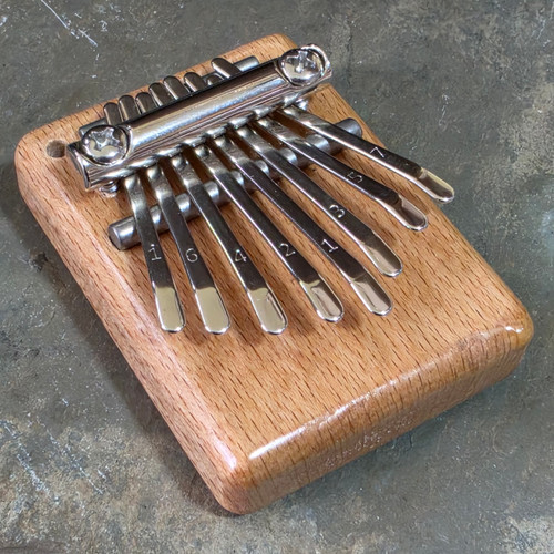 Wooden 8 Note Mini Kalimba Thumb Piano Miniature Pocket Marimba Instrument
