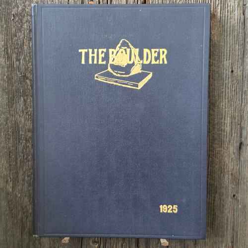 1925 The Boulder - Houghton College & Seminary University Yearbook Houghton, NY