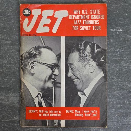 Jet Magazine April 12, 1962 Vintage Back Issue Duke Ellington Benny Goodman Jazz