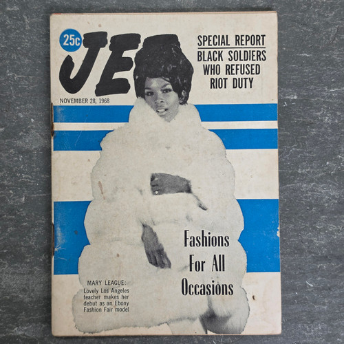 Jet Magazine - November 28, 1968 Vintage Back Issue Mary League Black Soldiers