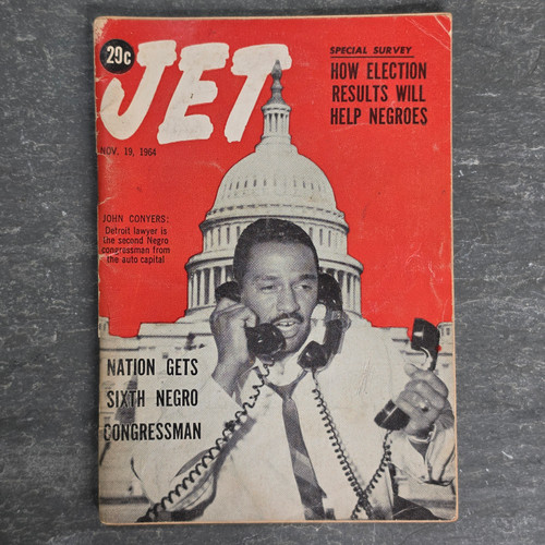 Jet Magazine November 19, 1964 Vintage Back Issue John Conyers Congress Election