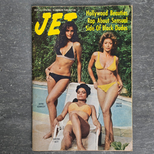 Jet Magazine - July 11, 1974 Back Issue Jayne Kennedy, Freda Payne, Eartha Kitt