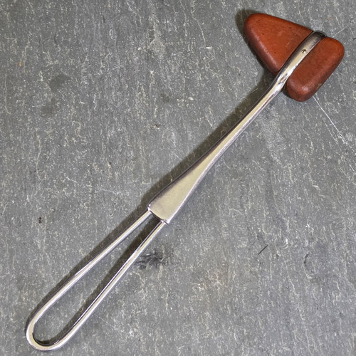 Vintage Sklar Chrome Taylor Reflex Percussion Hammer Medical Instrument Tomahawk