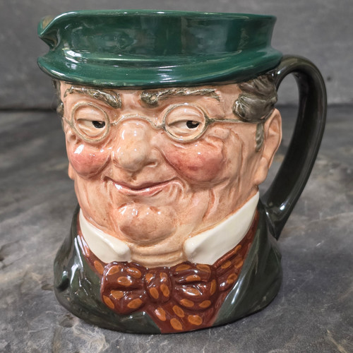 Royal Doulton Mr Pickwick Toby Character Jug Pitcher D5839 Dickens Vintage England