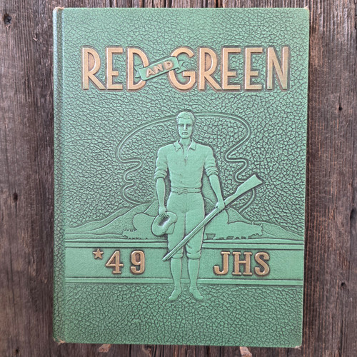 1949 Red and Green - Jamestown High School Yearbook Vintage Book - Jamestown, NY