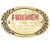 Vintage Heritage Buckles Old Firemen Never Die Belt Buckle Enameled Well Loved
