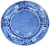 Scarce c. 1825 Grand Erie Canal Commemorative Blue Transferware Bone China Plate