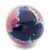 1991 Glass Eye Studio Purple Passion Flower Dichroic Egg Paperweight Art Glass