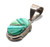 Vintage Sterling Silver Turquoise Magnesite Mosaic Native American Pendant