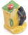 Vintage Black Americana Bisque Hand-Painted Kid in Outhouse Figure Next Ceramic