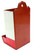 Shabby Vintage Mid-Century Tin Wall Mount Kitchen Match Holder Match Box Rose