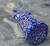 Handblown Venetian Murano Art Glass Angel Paperweight Candle Holder Millefiori