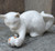 Vintage Lenox China Jewels Collection Cat Playing with Ball Figure Enameled Ball