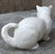 Vintage Lenox China Jewels Collection Cat Playing with Ball Figure Enameled Ball
