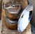 Antique Justrite Streamlined Brass Coal Miner's Carbide Light Mining Lamp Mine