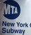 Authentic Vintage Obsolete MTA New York City Subway Sign Aluminum NYC Transit