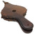 Shabby Primitive Antique Wood and Leather Fireplace Bellows Fire Blower Tool