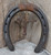 Vintage Handmade Folk Art Horseshoe Square Nail Cross Crucifix Wall Decoration