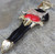 Vintage Figural Woman in Skirt Novelty Beer Bottle Opener Flashing Panties
