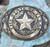 Vintage Tony Lama Collection Antiqued Solid Brass State of Texas Belt Buckle