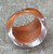 Funky Retro Geometric Clear Lucite Ring Hand Painted Abstract Decorations Sz 6