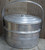 Antique Three Piece Buckeye Aluminum Coal Miner's Lunch Bucket Pail Set Mining