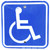 Vintage Handicapped Parking Disabled Symbol Street Reserved Parking Lot Sign