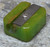 1930's Vintage Green with Butterscotch Swirls Bakelite Catalin Pencil Sharpener