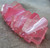 Big Chunky Retro Vintage Pink Lucite Stretch Bracelet Acrylic Triangle Links