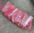 Big Chunky Retro Vintage Pink Lucite Stretch Bracelet Acrylic Triangle Links