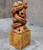 Old Vintage Carved Chinese Soapstone Chop Double Dragon Serpent Sam Holmes Stamp