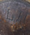 Primitive Antique Handmade Cow Horn Powder Flask Carved Initials Muzzle Loader
