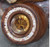 1966 Vintage British Penny Wooden Handmade Paperweight Cyril S. Smith Bermuda
