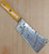 Vintage Meat Cleaver Butcher Knife with 5 Inch Blade Elma Marshel on Handle