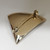Vintage Gold Tone Egyptian Revival Triangle Shaped Brooch Pin AB Rhinestone