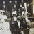 Antique Large Format Blackface Band Group Photo Outside Hotel Blair Wauseon, OH